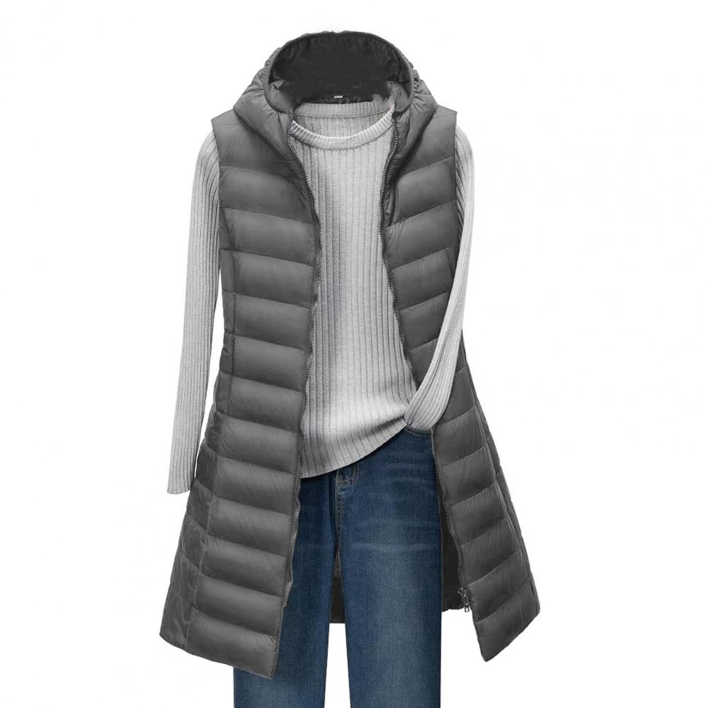 Chic und Stil | Longer Bodywarmer Comfortable, Elegant, Longer Padded Jacket