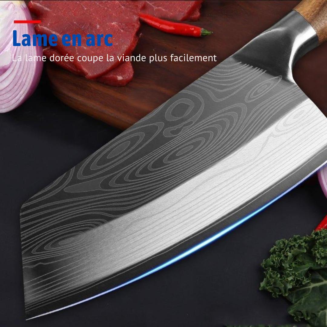 Couteau de Boucher à Hache de 20 cm - ChicUndStil
