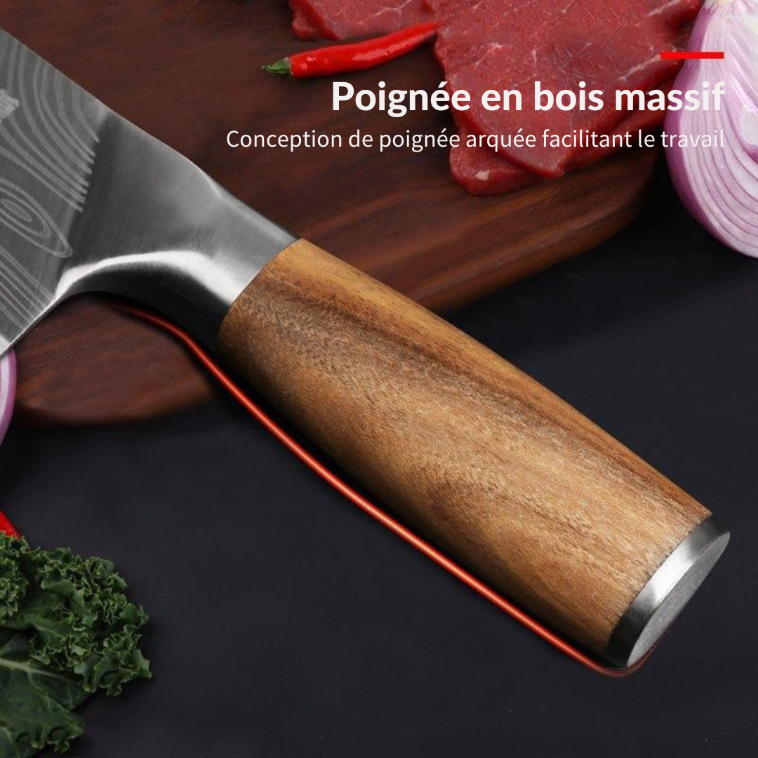 Couteau de Boucher à Hache de 20 cm - ChicUndStil