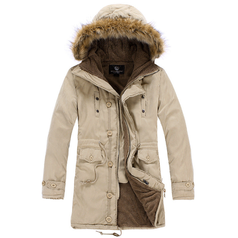 Functional parka for men with removable hood and soft lining Chic and Style