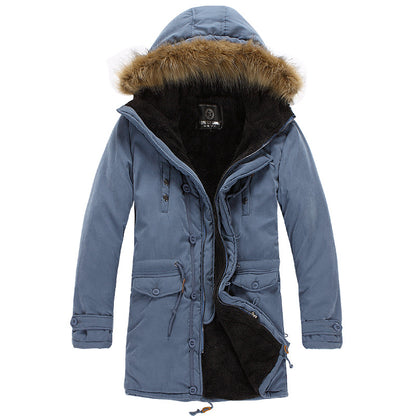 Functional parka for men with removable hood and soft lining Chic and Style