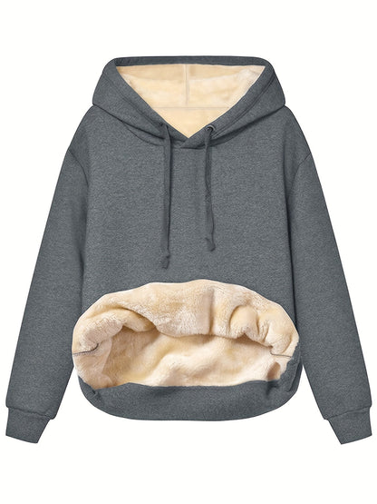 Calliope️ | Chaleur hivernale confortable avec hoodie en polaire