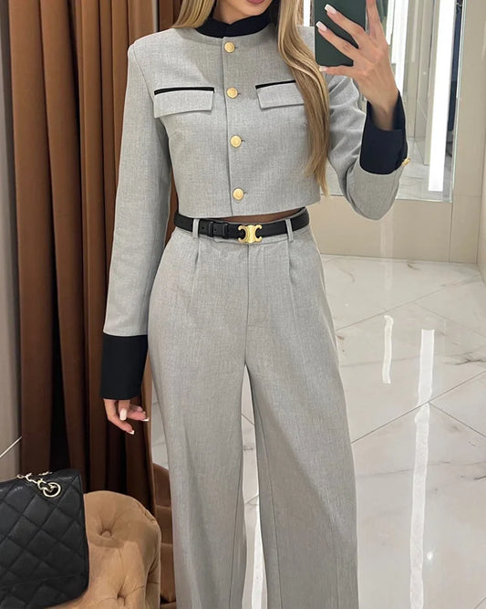 Chic und Stil | Elegant casual top and pants