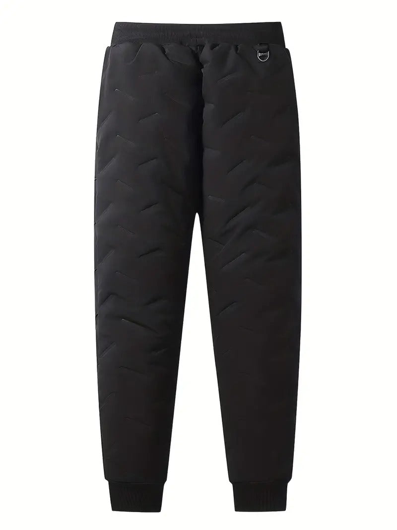 Chic und Stil | Men's Double Layer Pants - Fleece Lined & Stylish Design