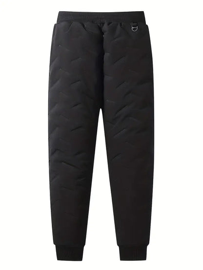 Chic und Stil | Men's Double Layer Pants - Fleece Lined & Stylish Design