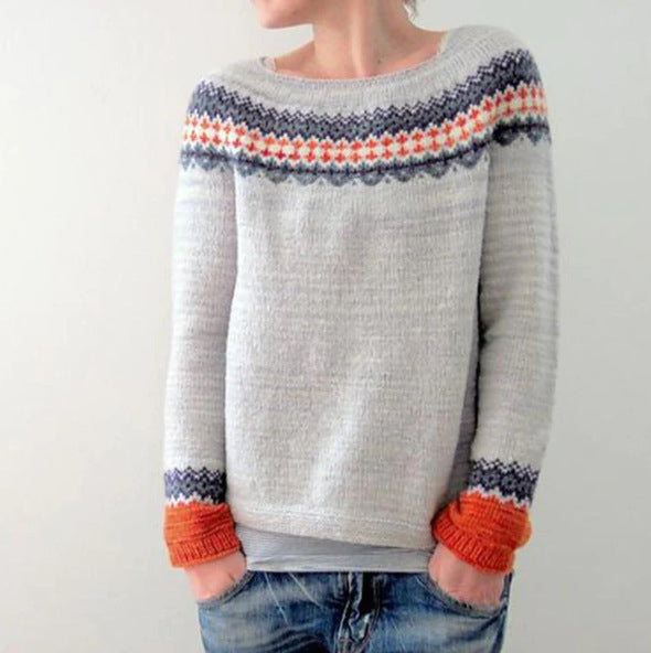 Chic und Stil - Pull rétro pour femmes