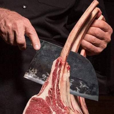 Couteau de Chef en Acier Serbe Forgé à Plein Tang. - ChicUndStil