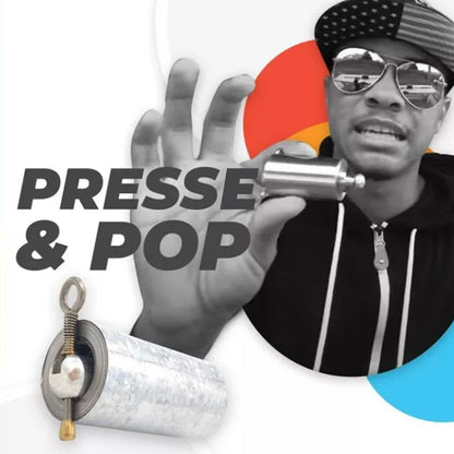 ChicundStil | Bâton métallique portable pour l'autodéfense et les tours de magie