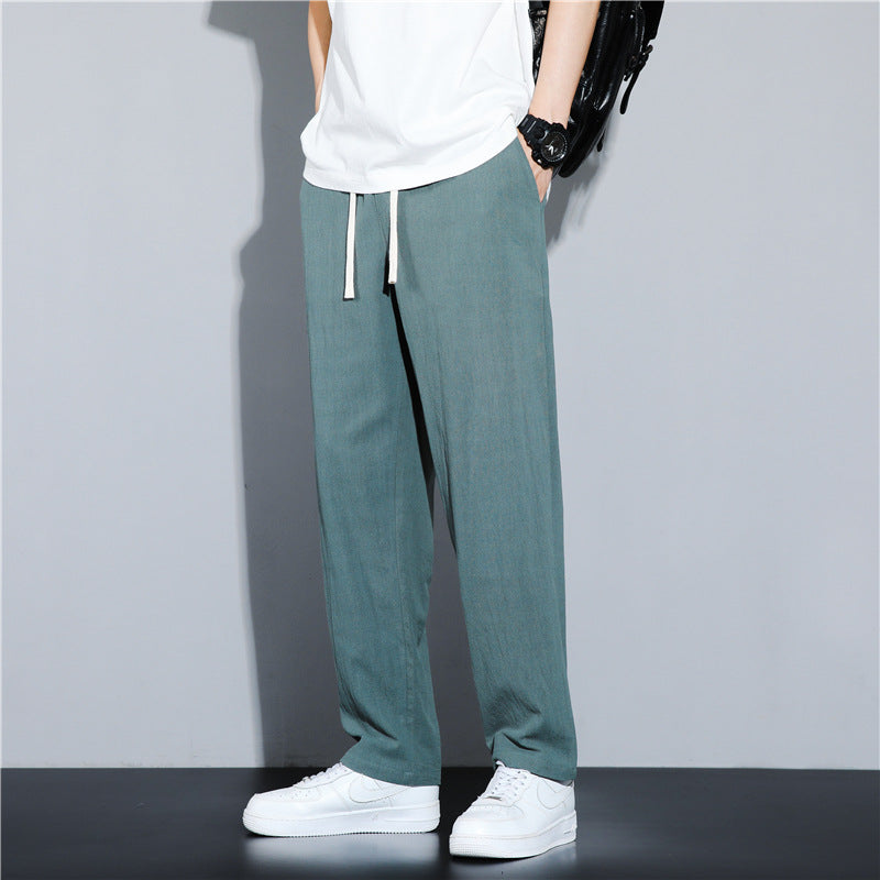 Chic und Stil | Casual linen pants for men