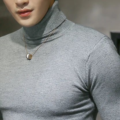 Men’s Merino Wool Turtleneck Sweater, Elegant & Comfortable | Chic und Stil