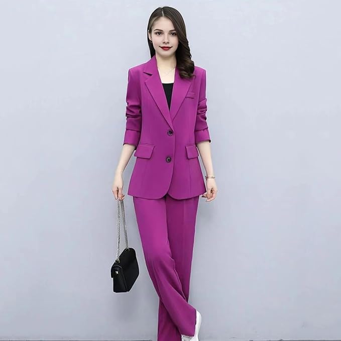 Chic und Stil | Elegant trouser suit with tailored blazer