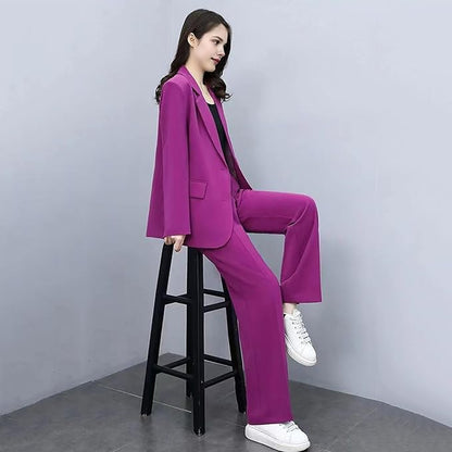 Chic und Stil | Elegant trouser suit with tailored blazer