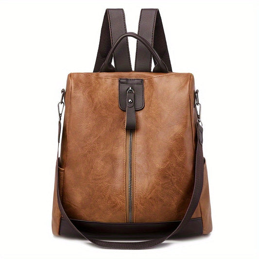 Chic und Stil | Security Backpack for Women Specifically Designed To Prevent Theft Vegan Leather