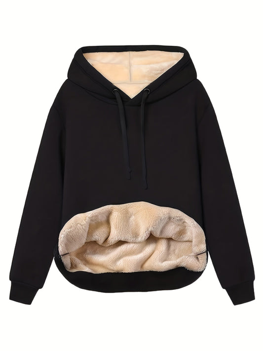 Calliope️ | Chaleur hivernale confortable avec hoodie en polaire