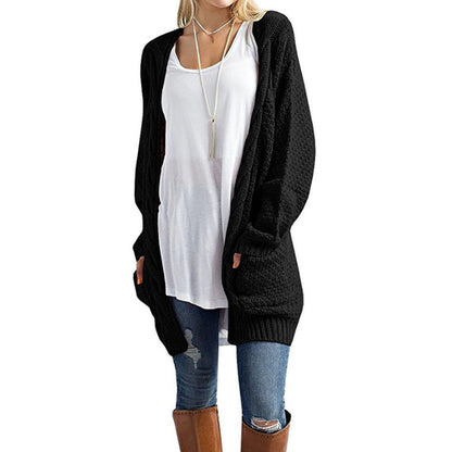 Cardigan en grosse maille pour femmes avec poches pratiques et coupe décontractée Chic und Still