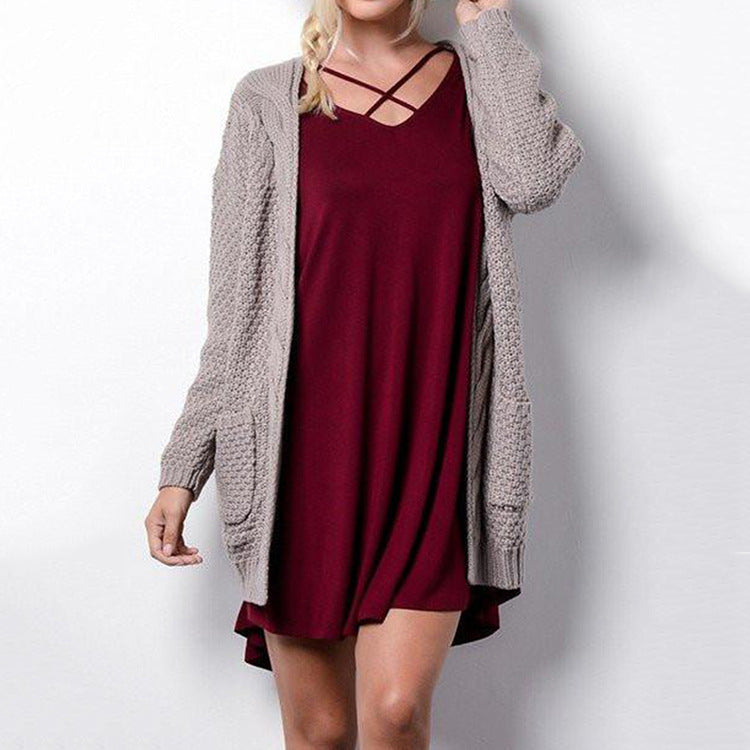 Cardigan en grosse maille pour femmes avec poches pratiques et coupe décontractée Chic und Still