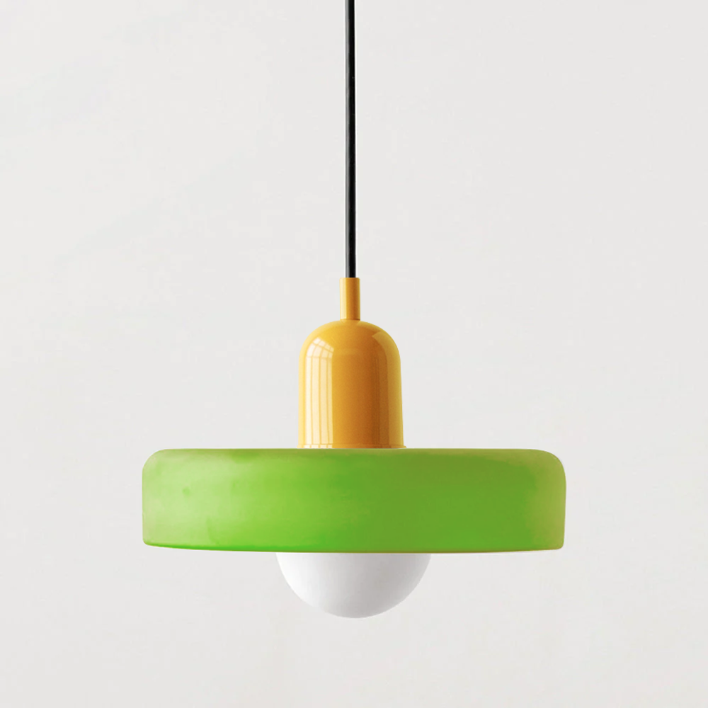 Chic and Style | Pendant lights made of colored glass | Elegant pendant light in Bauhaus style | Designer lamp for living room and dining room 