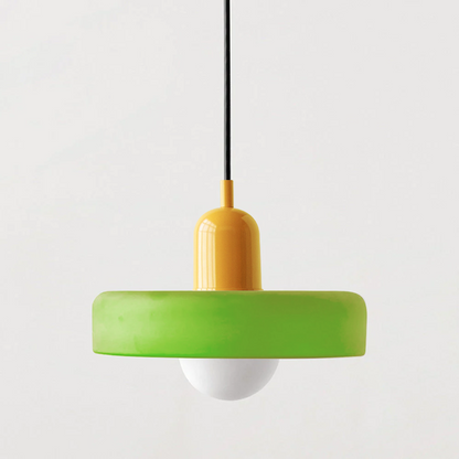 Chic and Style | Pendant lights made of colored glass | Elegant pendant light in Bauhaus style | Designer lamp for living room and dining room 
