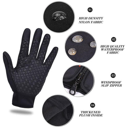 Chic und Stil | Gants Thermiques Chauds Cyclisme Course Conduite