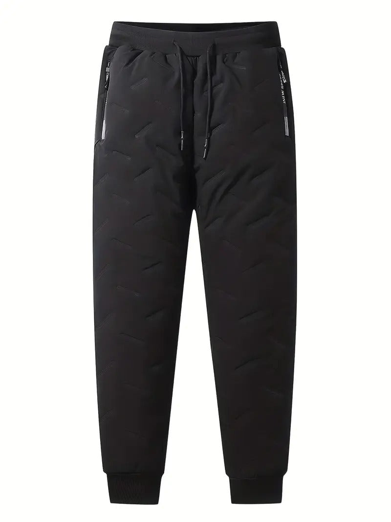 Chic und Stil | Men's Double Layer Pants - Fleece Lined & Stylish Design