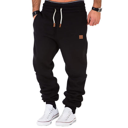 Chic und Stil | Men's Comfort Jogging Pants - Soft Fleece & Elastic Waist