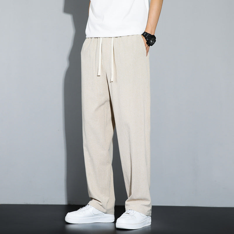 Chic und Stil | Casual linen pants for men