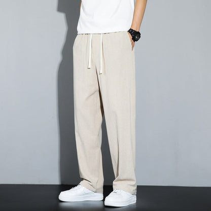 Chic und Stil | Casual linen pants for men