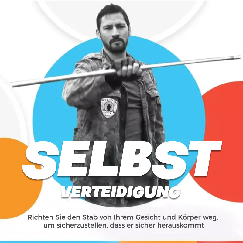 ChicundStil | Bâton métallique portable pour l'autodéfense et les tours de magie