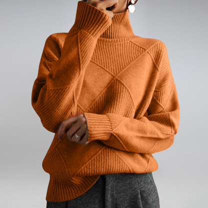 Chic and stylish | Comfortable women's turtleneck sweater