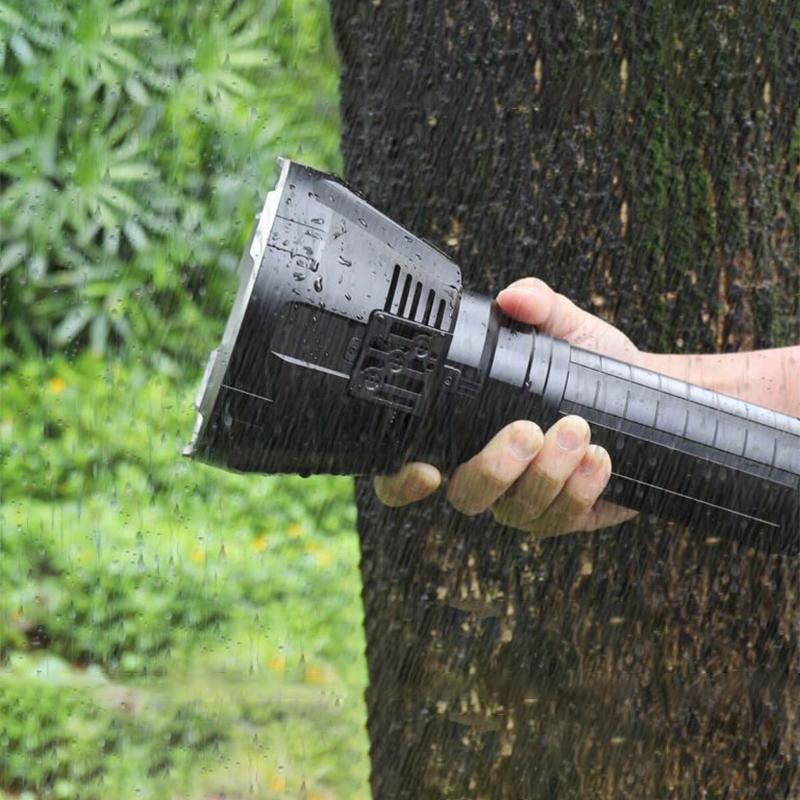 Chic und Stil | Lampe de poche LED haute puissance 30000-5000 Lumens, étanche