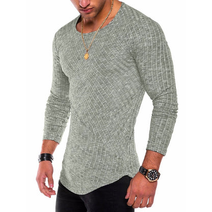 Chemise à manches longues pour hommes avec surface texturée Chic und Stil