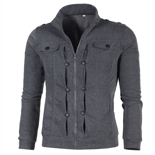 Veste de sweat d'hiver pour femmes avec des détails de bouton stylés Chic und Stil