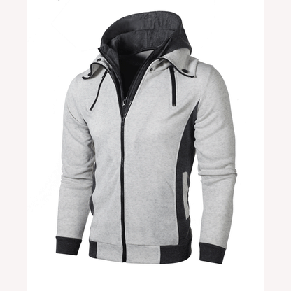 Veste de sport pour hommes avec des empiècements modernes et des matériaux respirants Chic und Stil
