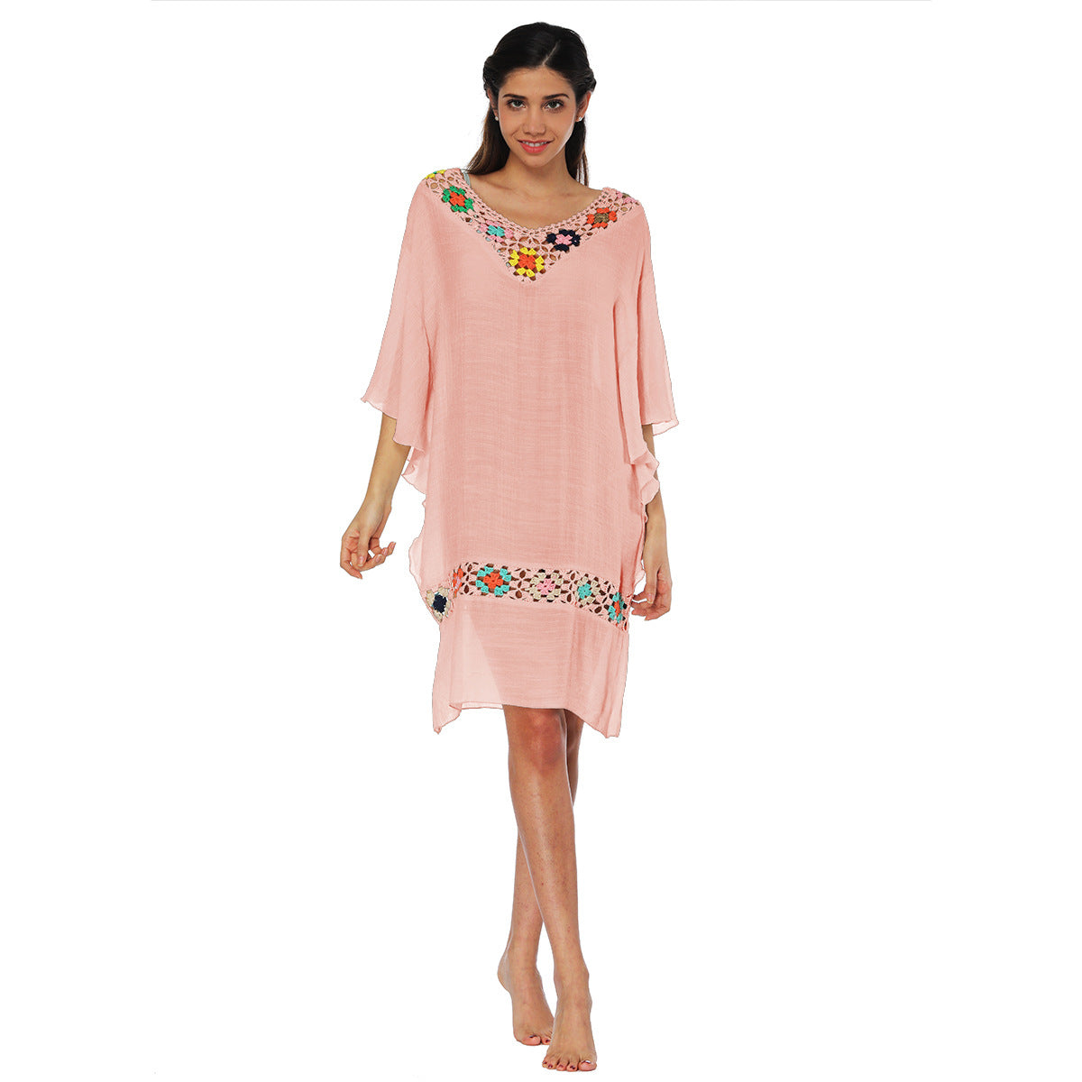 Tunique de plage brodée pour femmes Chic und Stil