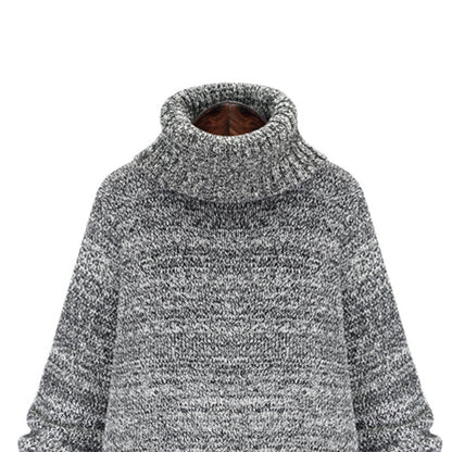 Pull en tricot pour femmes avec col montant et coupe oversize décontractée Chic und Stil
