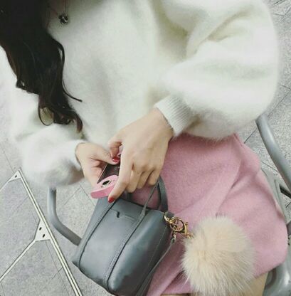 Dames à manches bouffantes Pull Chic und Stil