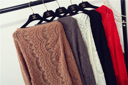 Dames Fines cape au crochet avec franges Chic und Stil