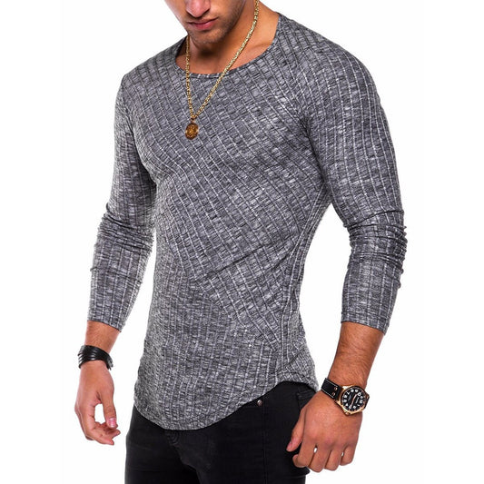 Chemise à manches longues pour hommes avec surface texturée Chic und Stil