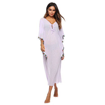 Poncho léger à franges pour femmes Chic und Stil