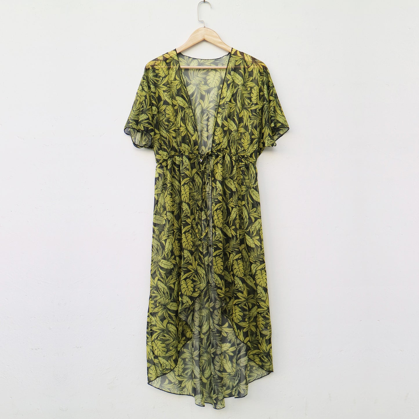 Robe de plage transparente à motif floral pour femmes Chic und Stil
