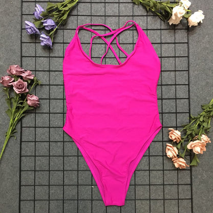 Maillot de bain de sport pour dames avec dos croisé Chic und Stil