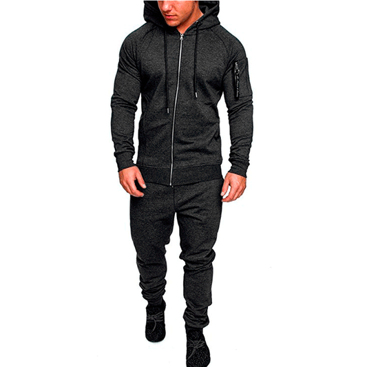 Camouflage tracksuit for men with practical utility and a chic and stylish design