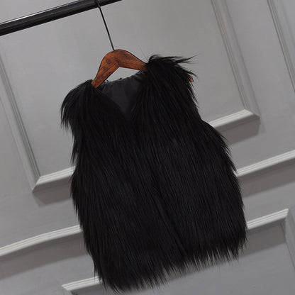 Dames Gilet en Fourrure Chic und Stil