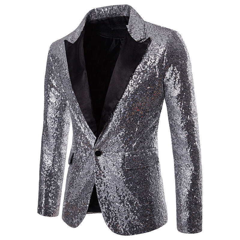 Dames élégante veste en sequins Chic und Stil