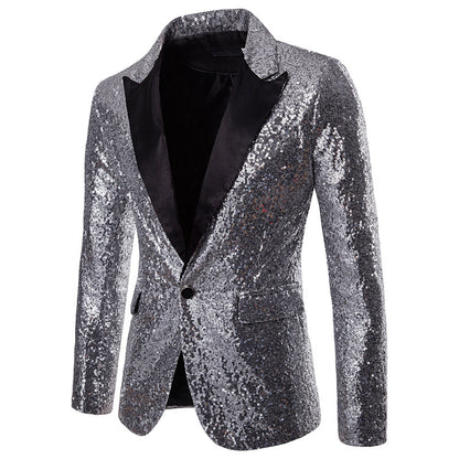 Dames élégante veste en sequins Chic und Stil
