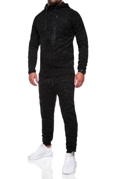 Costume de sport pour hommes avec inserts respirants et fermeture éclair moderne Chic und Stil