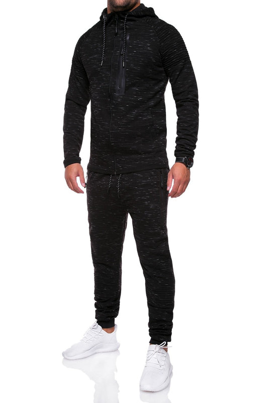 Costume de sport pour hommes avec inserts respirants et fermeture éclair moderne Chic und Stil