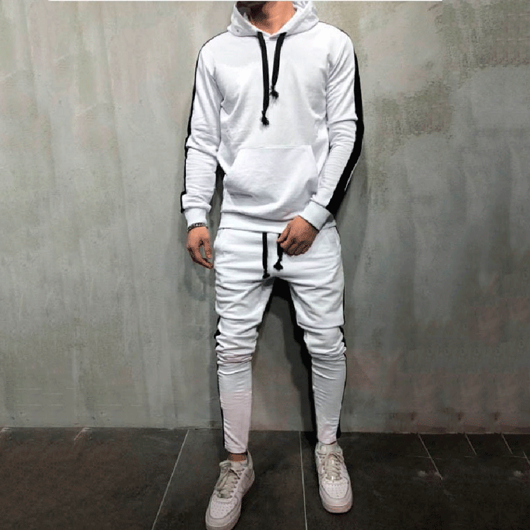 Men's Elegant Hoodie with Matching Jogging Pants Chic and Style