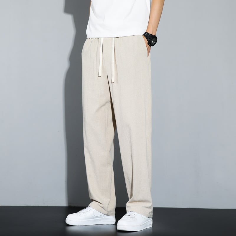 Chic und Stil | Casual linen pants for men