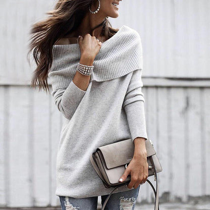 Robe en tricot pour femmes avec décolleté bateau et coupe près du corps Chic und Stil